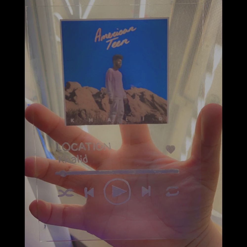 Custom glass playlist